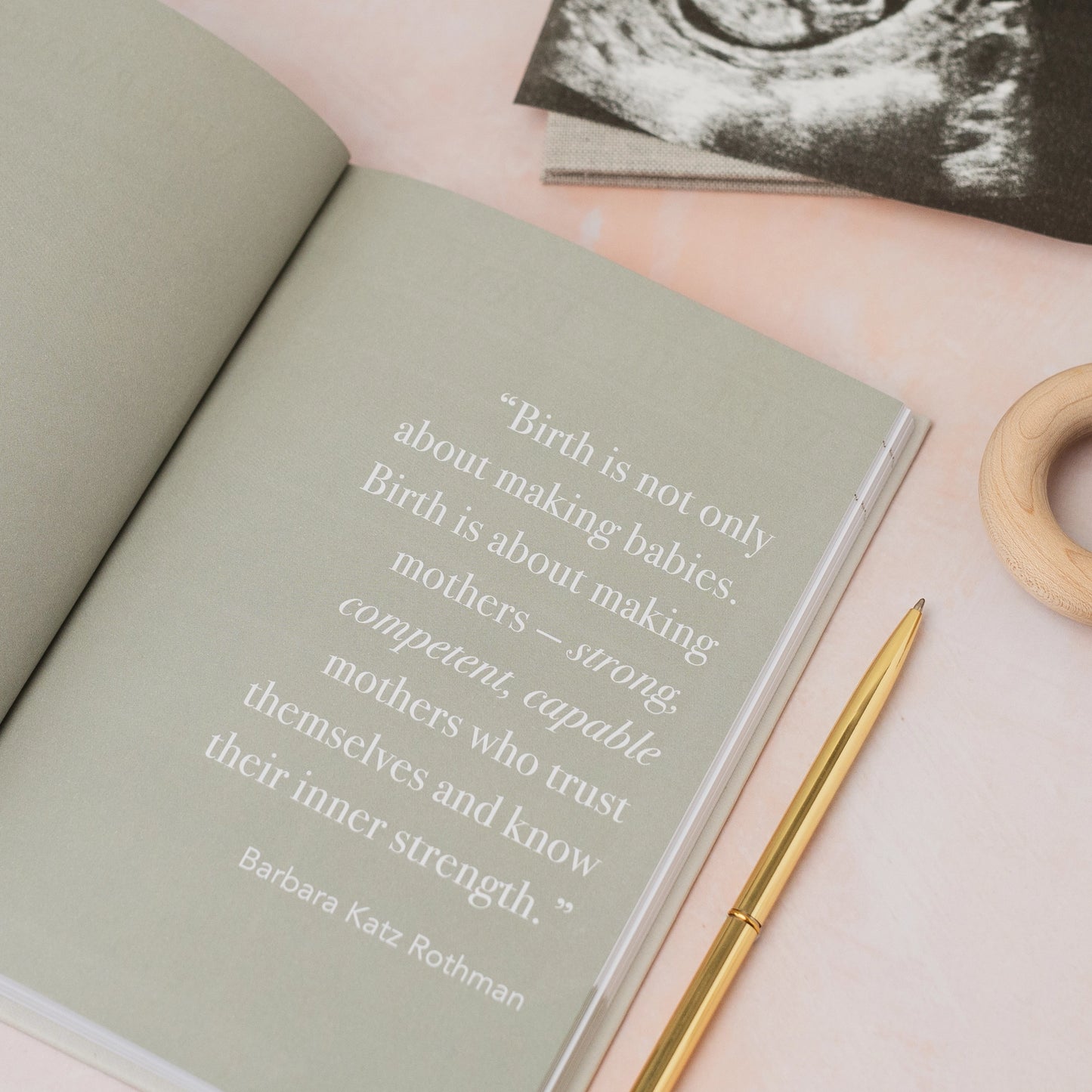 Mama Notes: Pregnancy Journal for Positive Birth