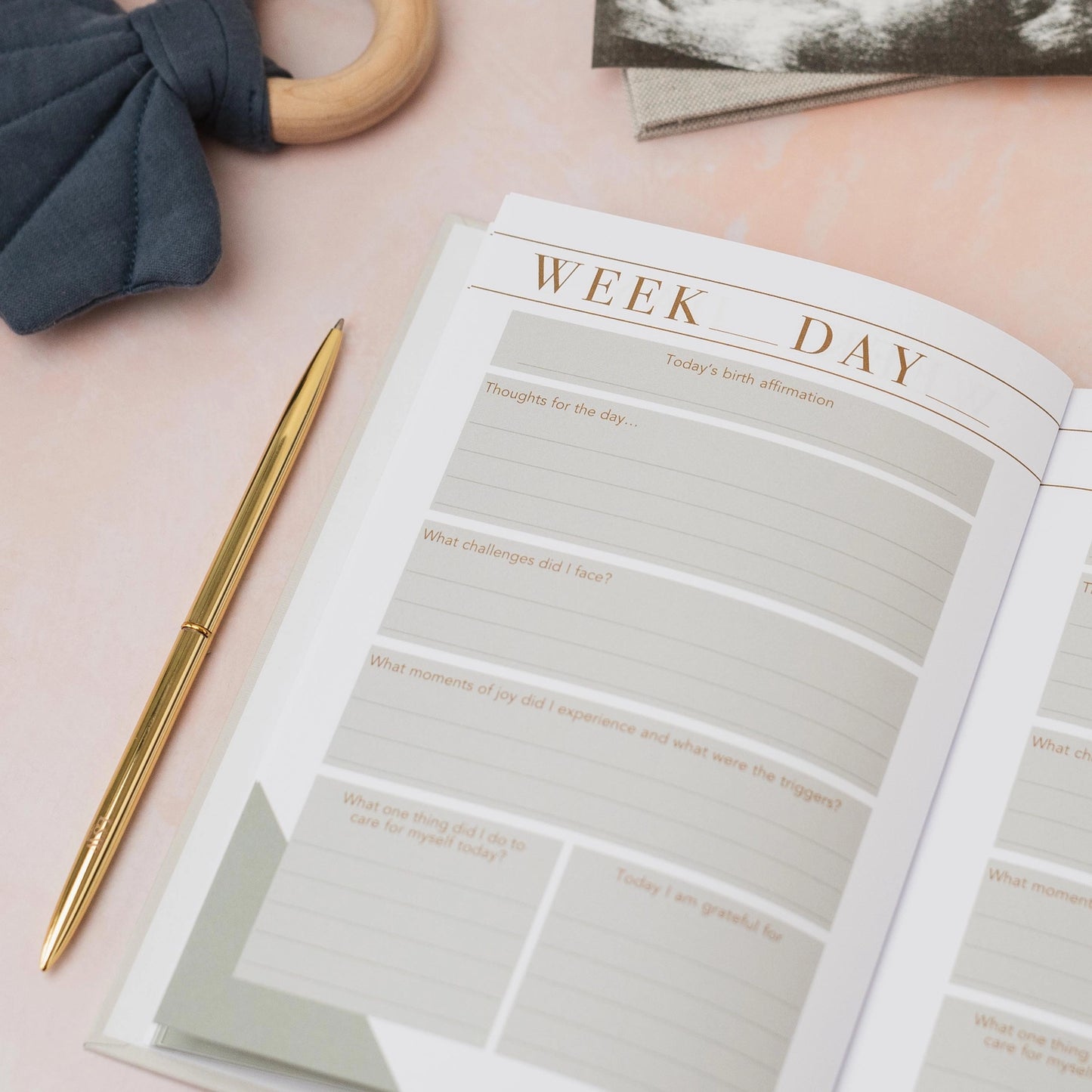 Mama Notes: Pregnancy Journal for Positive Birth