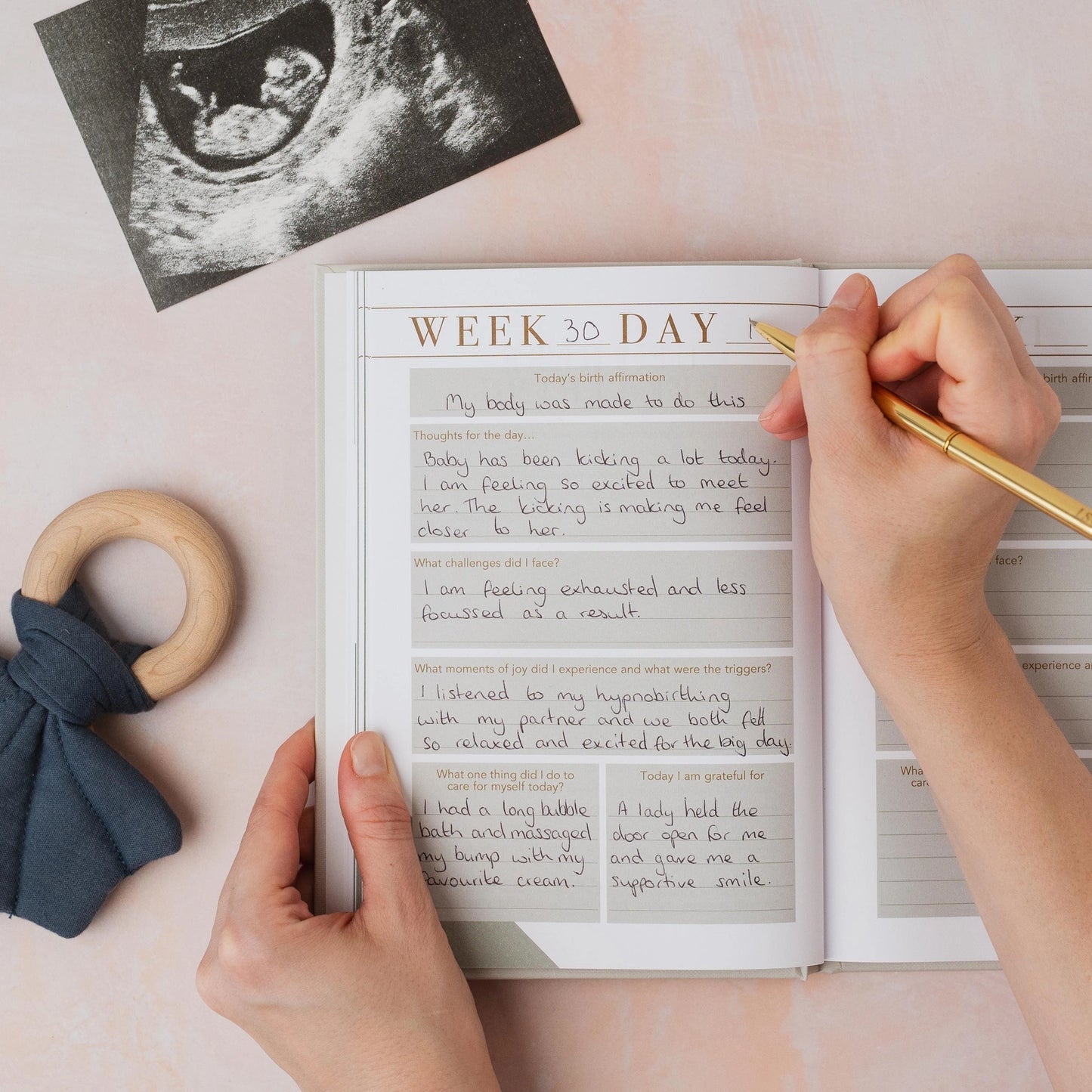 Mama Notes: Pregnancy Journal for Positive Birth