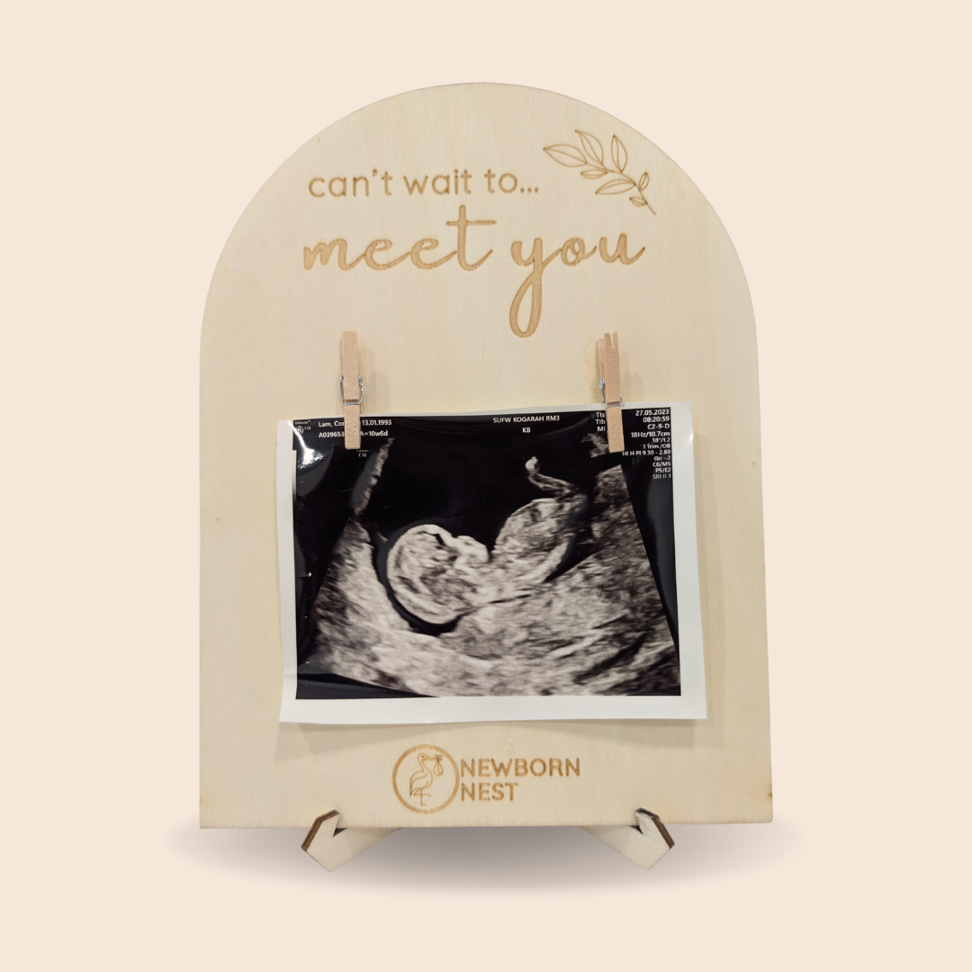"Waiting to Meet You" Ultrasound Photo Frame