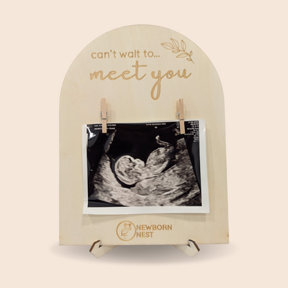 "Waiting to Meet You" Ultrasound Photo Frame