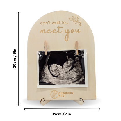 "Waiting to Meet You" Ultrasound Photo Frame
