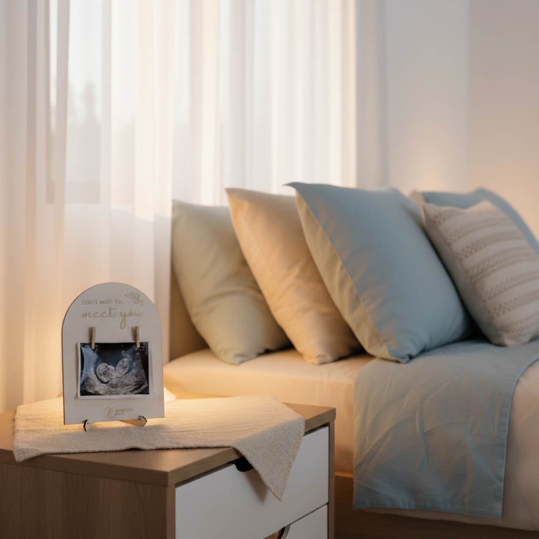 Ultrasound Photo Frame "Waiting to Meet You"