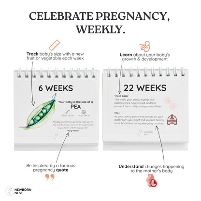 "The Growing Miracle" Pregnancy Flip Calendar