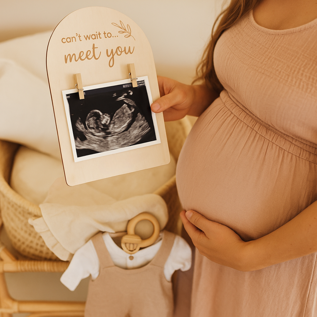 "Waiting to Meet You" Ultrasound Photo Frame