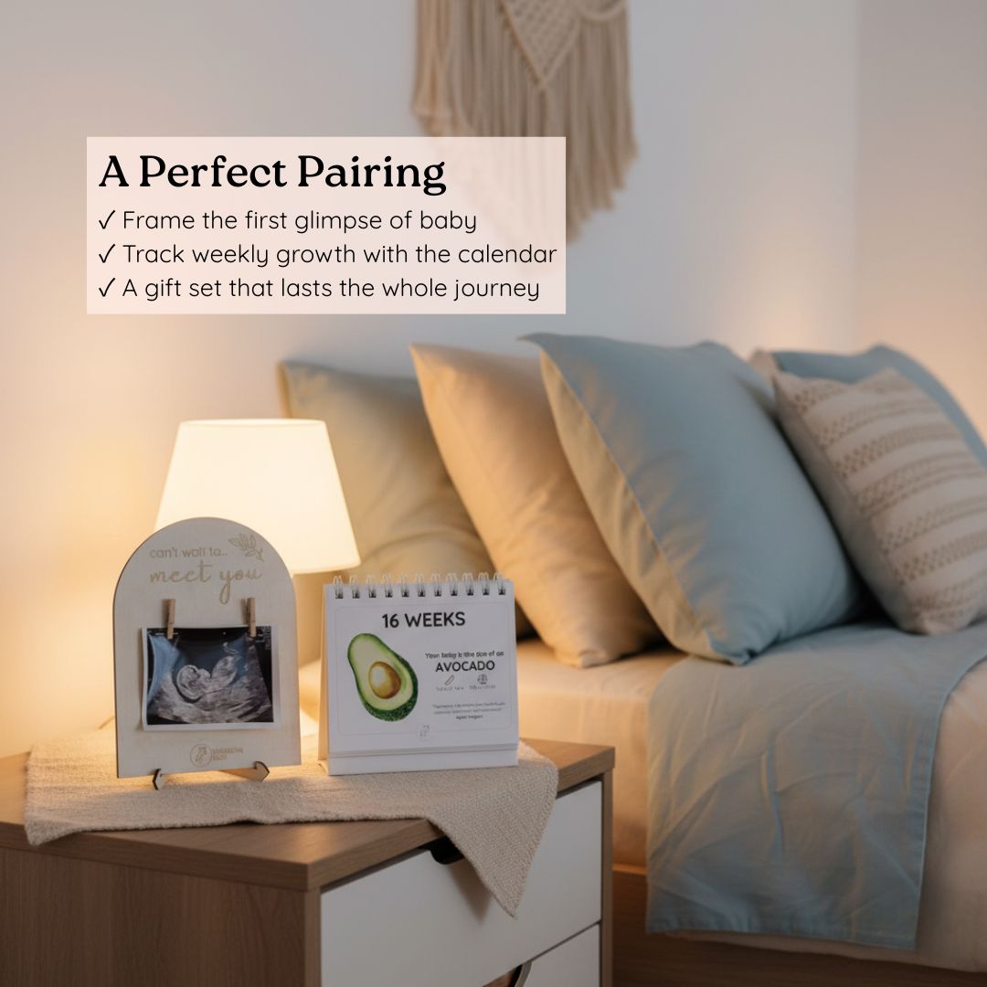 Ultrasound Photo Frame "Waiting to Meet You"