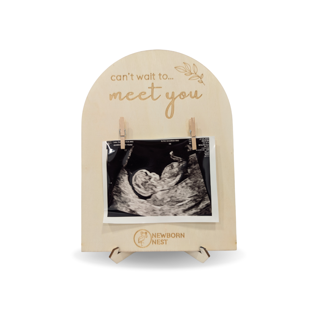 Ultrasound Photo Frame "Waiting to Meet You"