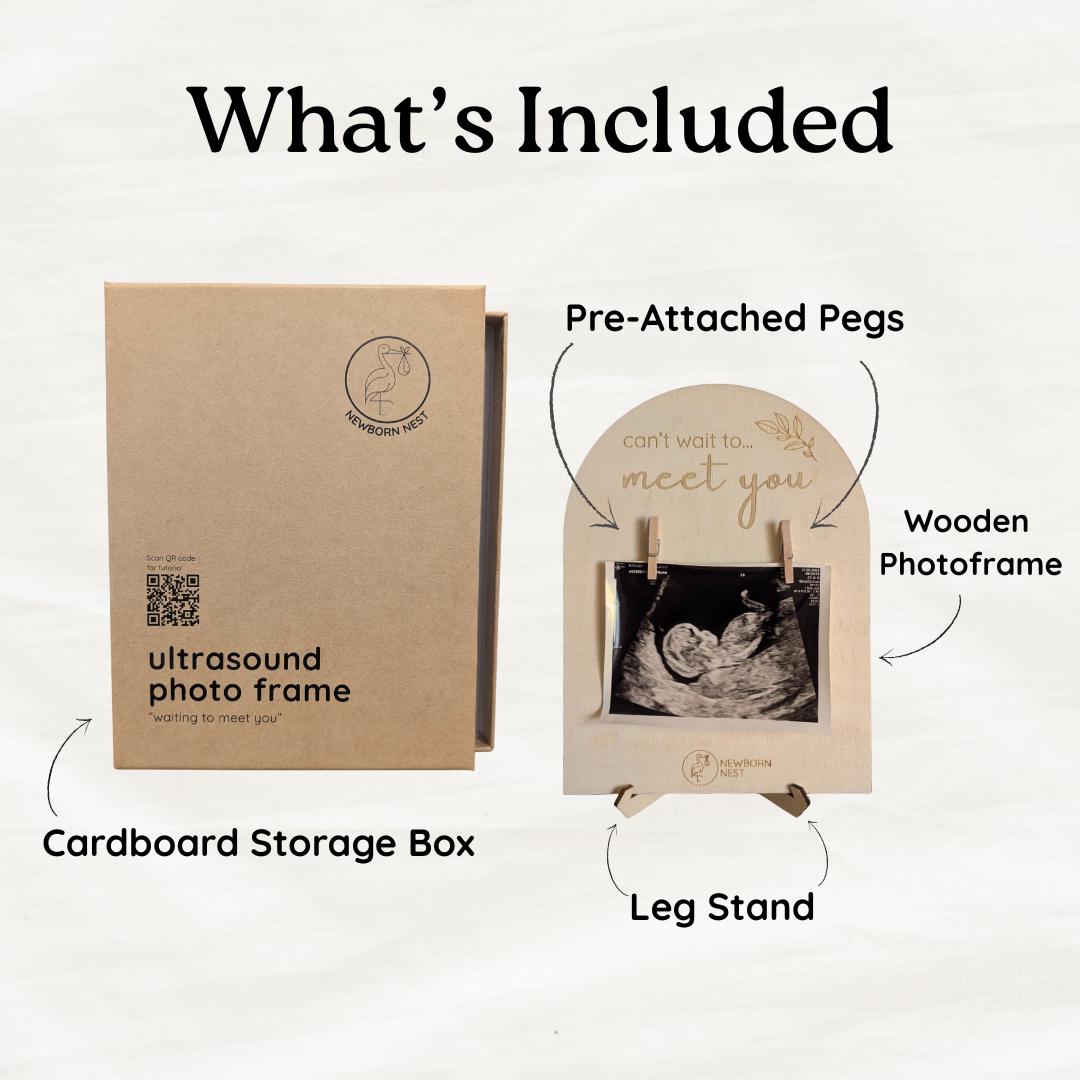 Ultrasound Photo Frame "Waiting to Meet You"